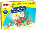 HABA Adventskalender &ndash; Weihnachten auf dem Bauernhof &ndash; 3D-Spielkulisse mit...
