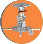 PureMounts Spider-Plus Beamer Deckenhalterung, neigbar 25&deg;, drehbar, Deckenabstand: