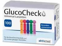 GlucoCheck Universal-Lanzetten von aktivmed, passend für alle gängigen...