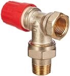 Danfoss 013G0033 DIN 1/2"-DN15 RA-N 15 Angle (D) Metal/Rot