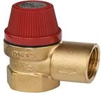 Caleffi Membran Sicherheitsventil 1/2 x 3/4 Zoll Ansprechdruck 2,5 bar