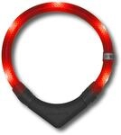 LEUCHTIE&reg; Plus Leuchthalsband Hund batteriebetrieben, wasserdichtes LED Halsband,