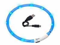 Karlie Visio Light LED Schlauchhalsband L: 20 - 70 cm blau