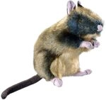 HUNTER WILDLIFE RAT Hundespielzeug, naturgetreu, Pl&uuml;schspielzeug, Ratte, M
