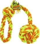 TRIXIE Tau mit Knoten-Ball - robustes Hundespielzeug f&uuml;r Zerrspiele - &oslash; 5,5/30 cm,