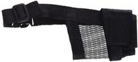Trixie 19261 Maulkorb mit Netzeinsatz, Polyester, S, schwarz