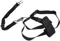 TRIXIE Auto Geschirr Gr&ouml;&szlig;e L: Brustumfang 70&ndash;90 cm/25 mm in schwarz - stufenlos