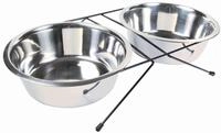 TX-24834 Eat on Feet Stainless Steel Bowl Set 2x2.8l