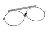 Karlie Napf-Wand- und Zwingerhalter L: 23 cm B: 46 cm &oslash;: 20 cm f&uuml;r 2 x 1600 ml