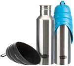 Trixie 24606 Flasche mit Trinknapf, Edelstahl/Kunststoff, 0,75 l, f&uuml;r Kaninchen