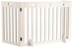 TRIXIE stufenlos verstellbaresT&uuml;rgitter" Absperrgitter, MDF, 3-teilig, 82&ndash;124 &times;