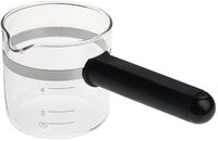 Krups Glaskrug F02742 | Schwarz | Glas | Ersatzkanne aus Glas f&uuml;r Espressomaschinen
