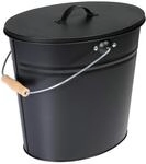 Kamino Flam 333252 Ascheeimer F&uuml;r Kamin, Kohleneimer 24 Liter Mit Deckel Und