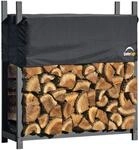ShelterLogic Kaminholzregal mit hochwertigem Stahlrahmen und verstellbarer