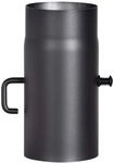 FIREFIX R120/2D Ofenrohr aus 2 mm starken Stahl (Rauchrohr) in 120 mm Durchmesser,