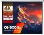 celexon Economy Rollo-Leinwand 120" | 240x180 cm 4:3 | manuell ausziehbare 4K,