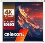 celexon Economy Rollo-Leinwand 155" | 280x280 cm 1:1 | manuell ausziehbare 4K,