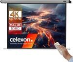 celexon HomeCinema Motor-Leinwand 120" | 240x180 cm 4:3
