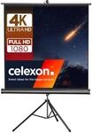 celexon Economy Stativ-Leinwand schwarz 100" | 184x184 cm 1:1