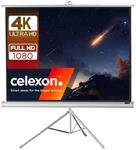 celexon Economy Stativ-Leinwand wei&szlig; 85" | 176x132 cm 4:3 | mobil transportable 4K,