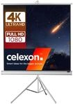 celexon Economy Stativ-Leinwand wei&szlig; 90" | 158x158 cm 1:1 | mobil transportable 4K,