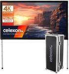 celexon Mobil Expert Frontprojektion Falt-Rahmen-Leinwand 90" | 203x114 cm 16:9 