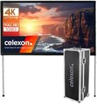 celexon Mobil Expert R&uuml;ckprojektion Falt-Rahmen-Leinwand 185" | 406x228 cm 16:9 