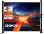 celexon Mobil Professional Tisch-Leinwand 40" | 81x61 cm 4:3 | kleine Full-HD, 4K
