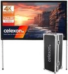 celexon Mobil Expert Frontprojektion Falt-Rahmen-Leinwand 170" | 366x229 cm 16:10 
