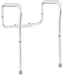 WC-Aufstehhilfe, St&uuml;tzhilfe Aufrichthilfe h&ouml;henverstellbar 66-76 cm, belastabar bis