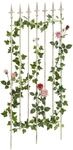 CLP Rankgitter Metall 100x50 cm Elisa, Kletterhilfe stabil f&uuml;r Rosen und Efeu,