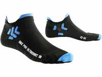 X-Socks Herren Socken BIKE PRO ULTRASHORT, Black/French Blue, 35/38, X100083