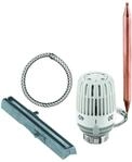 Heimeier Thermostat-Kopf mit W&auml;rmeleitsockel und Spiralfeder, 20 -50 Grad 2m