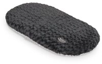 Nobby Kissen oval "SEOLI" dunkelgrau / hellgrau L x B: 80 x 49 cm