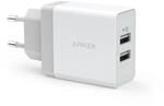 Anker 24W 2-Port USB Ladeger&auml;t mit PowerIQ Technologie | Kompatibel mit iPhone 16/15