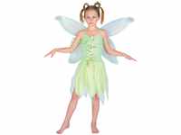 Feen Tinkerbell Peter Pan Verkleidung für Mädchen Fasching Karneval Kostüm L