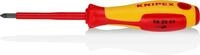 KNIPEX Schraubendreher, VDE-gepr&uuml;ft 187 mm, 98 25 01 | Geeignet f&uuml;r