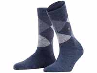 Burlington Damen Socken Whitby W SO weich und warm gemustert 1 Paar, Blau (Deep Blue