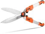 STOCKER - Teleskop-Heckenschere - ausziehbarer Griff, 73-87cm, Ideal f&uuml;r pr&auml;zise