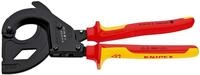 KNIPEX Kabelschneider (Ratschenprinzip) f&uuml;r stahlarmierte Kabel (SWA-Kabel) in
