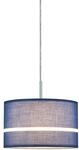 Paulmann 60324 DecoSystems Stoffschirm Tessa Blau max. 50W Durchmesser 25cm
