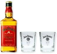 HDmirrorR Jack Daniels Fire 0,7l 35% Set mit 2 Original Tumblern/Whiskybechern