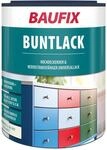 BAUFIX Buntlack cremeweiss, seidenmatt, 1 Liter, Lackfarbe, wasserverd&uuml;nnbar,...
