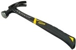 STANLEY FATMAX Antivibe gebogene Klauenhammer (567 g Kopfgewicht, 340 mm L&auml;nge,
