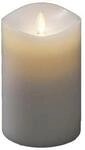 Konstsmide LED Duftkerze, wei&szlig;, flackernd, mit Lavendel-Duftpad, &Oslash; 9 cm,...