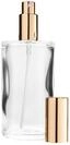 Fantasia Parfum Flakon leer 100ml mit Zerst&auml;uberpumpe, ovale Klarglas Flasche zum