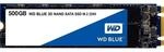 WD Blue SATA SSD M.2 2280 500 GB, 2,5 Zoll (interne SSD, hohe Zuverl&auml;ssigkeit,