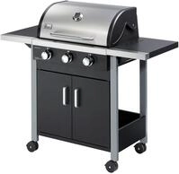 Mr. Gardener Gasgrill North Bay, 3 Edelstahlbrenner + Unterschrank, Grill, BBQ