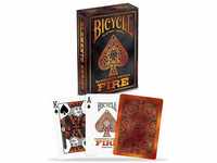 Bicycle 10016974 023174 Elements Series: Fire Kartenspiel, Small