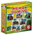 Piatnik 6594 - Kompaktspiel Memo Domino - Traktoren, 12 Jahre to 99 Jahre